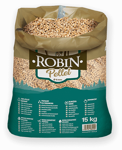 worek pelletu opałowego Robin do kupienia w Lubsku lub sklepie internetowym